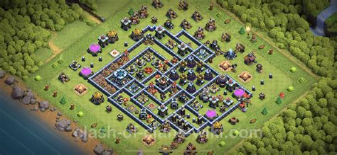 base hotel de ville 13 clash of clans